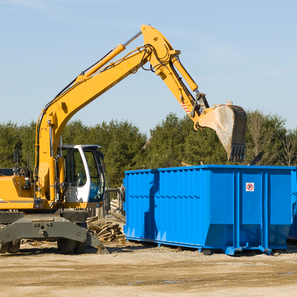 can i rent a residential dumpster for a construction project in Loma ND